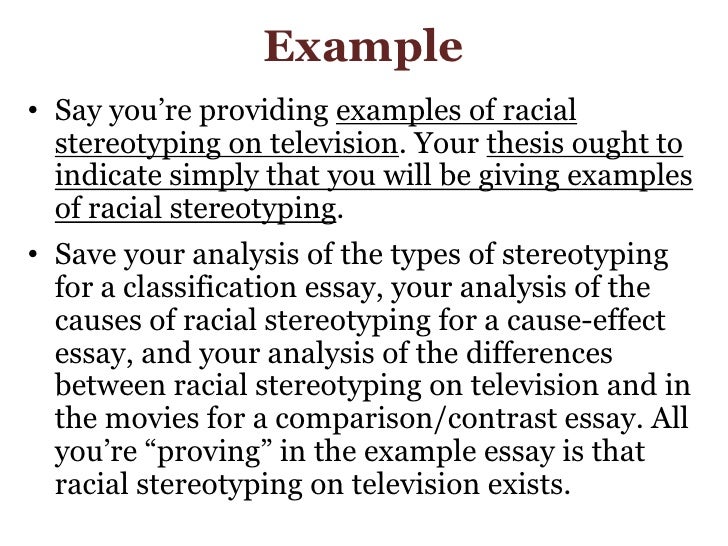 essay stereotypes