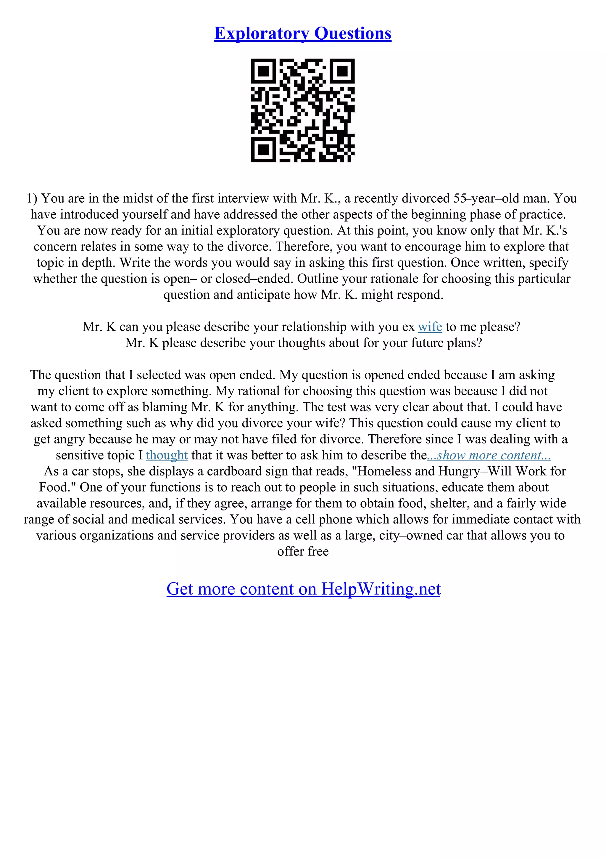 Example Exploratory Essay Pdf