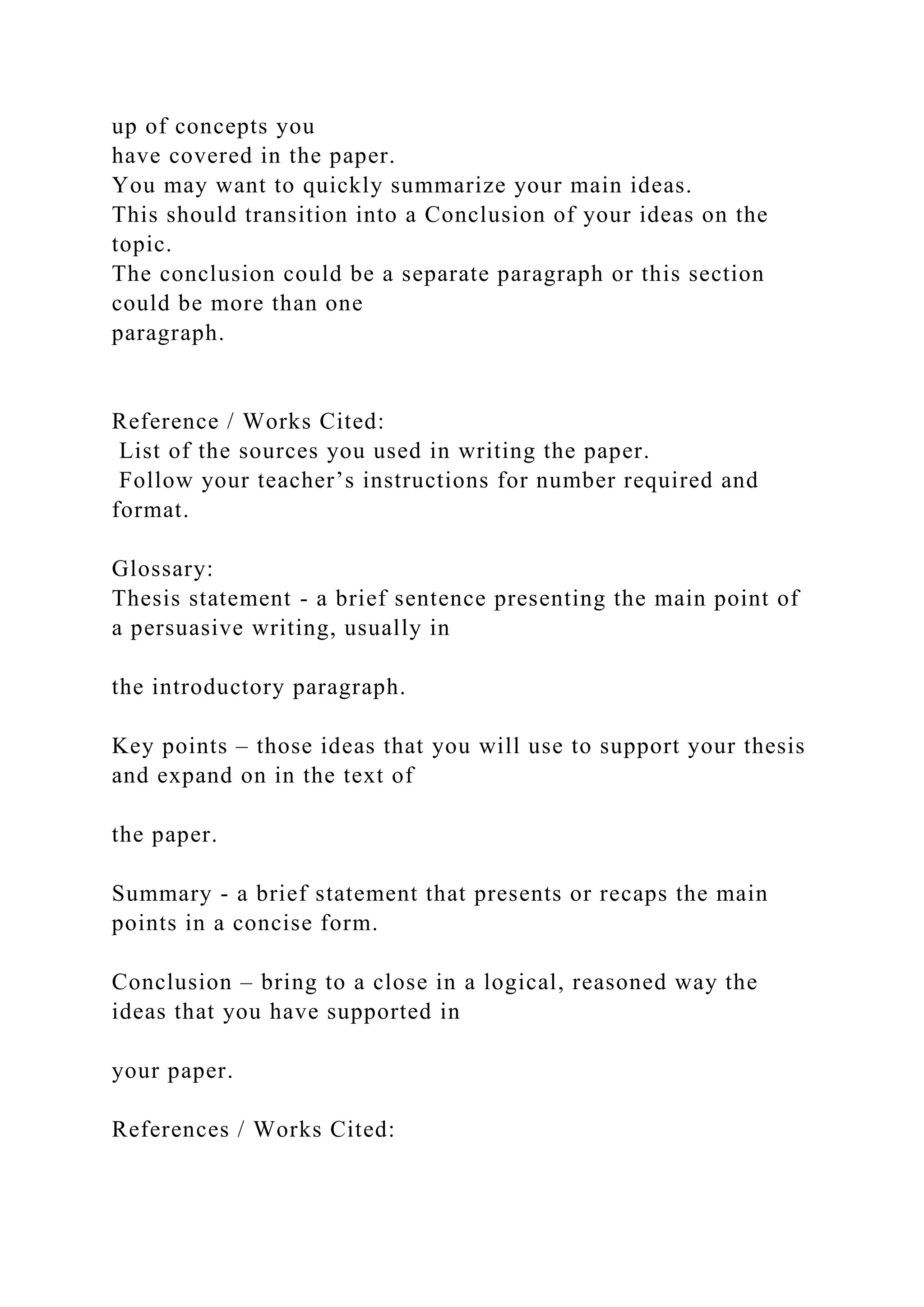 Example for Outlining a ResearchTerm Paper Before you .docx