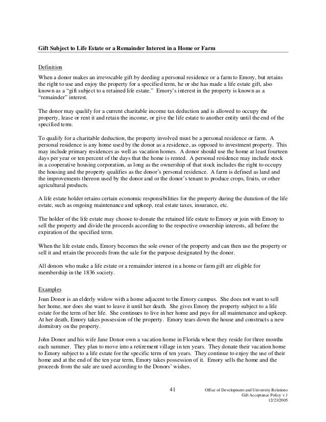 Nonprofit Gift Acceptance Policy Template Nonprofit Gift Acceptance Policy Template