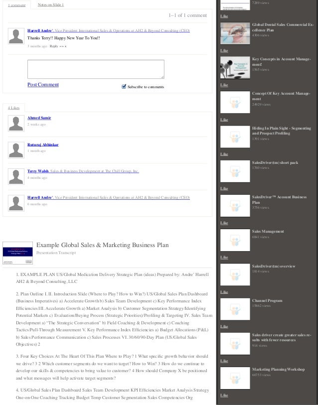 International marketing plan example pdf image