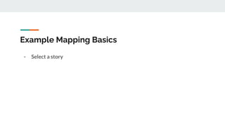 Example mapping workshop | PDF