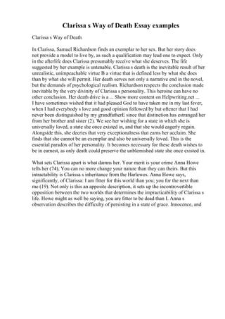 Example Narrative Essay | PDF