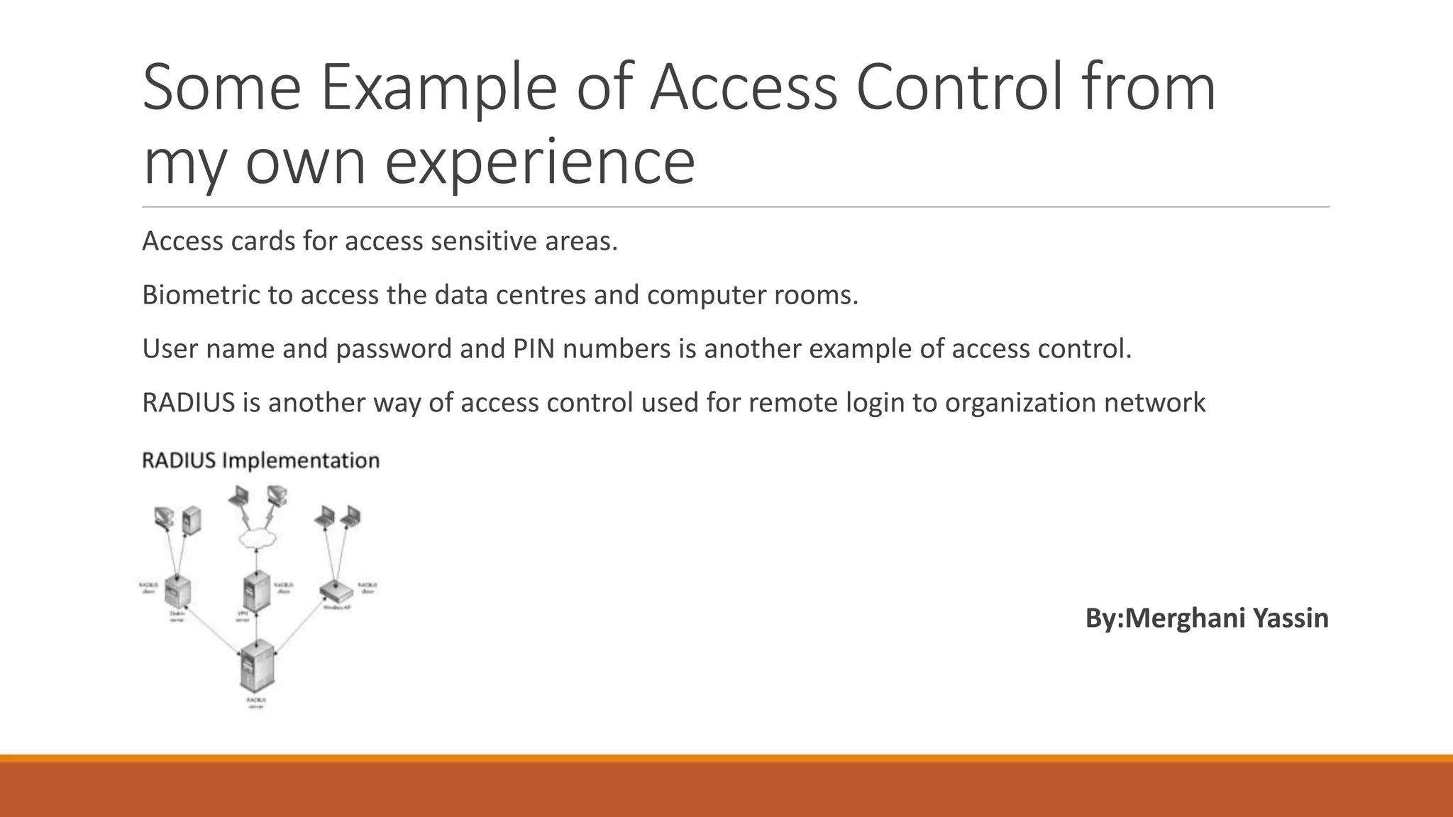 Example of access control | PPTX | Information and Network Security ...