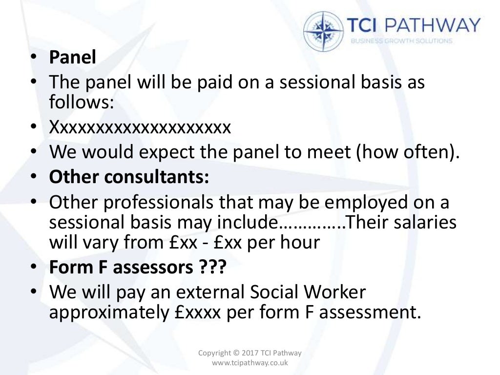 Example of a Foster Care Business Plan for an Independent ...