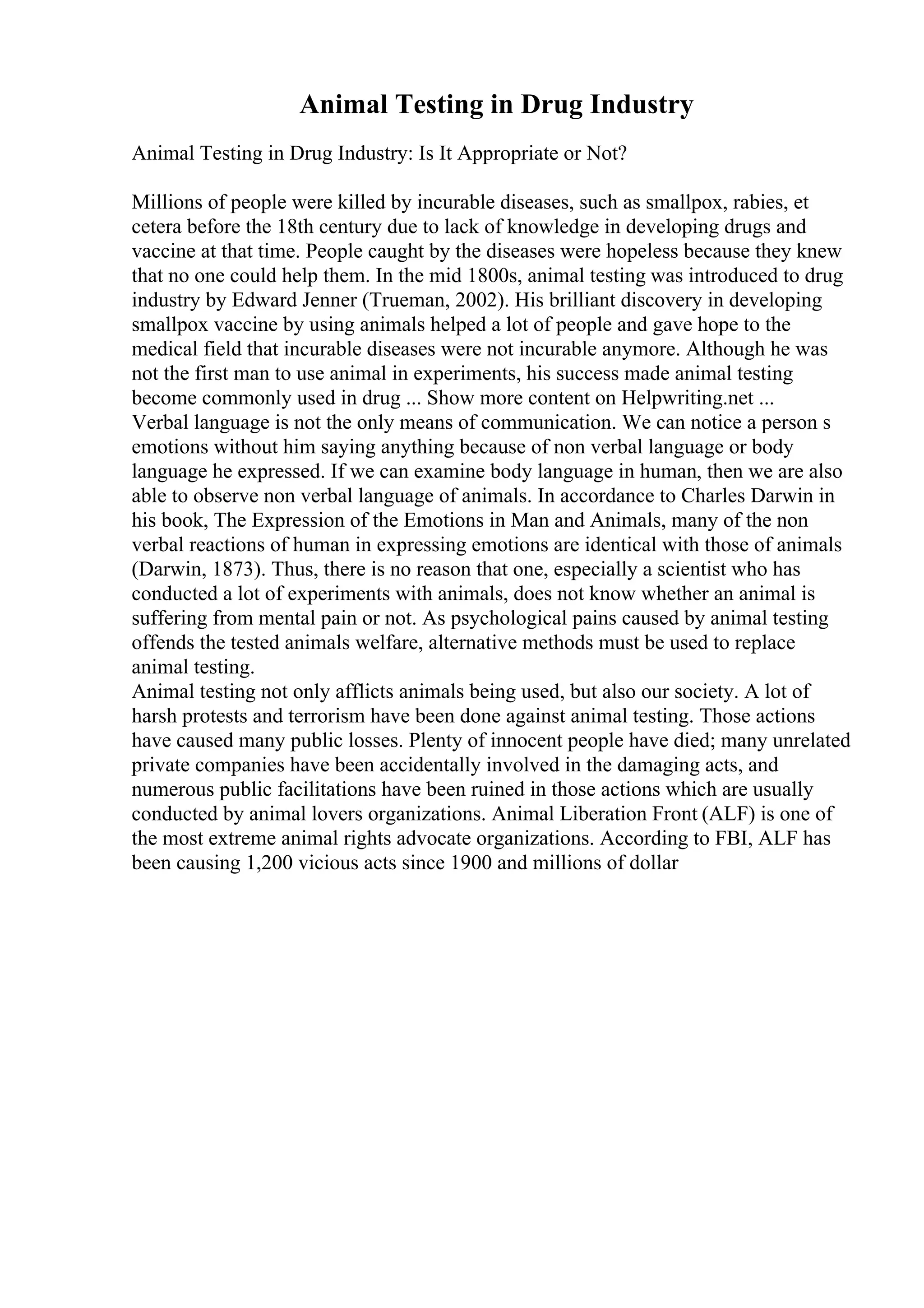 Example Of A Good Descriptive Essay | PDF