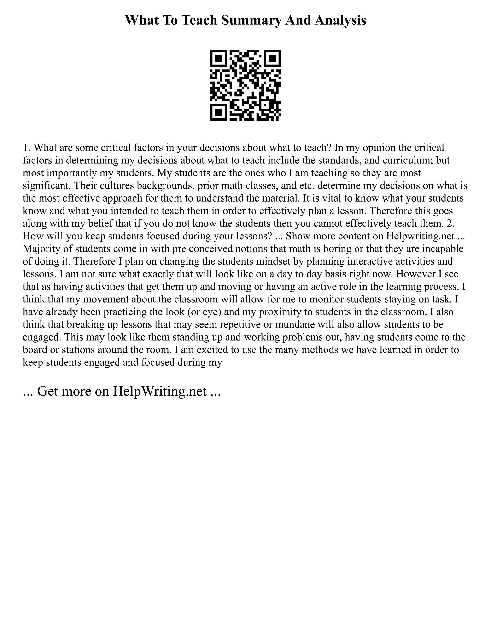 Example Of A Good Introduction Paragraph For An Essay. Introduction | PDF