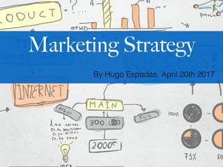 Marketing Strategy
By Hugo Espadas. April 20th 2017
 