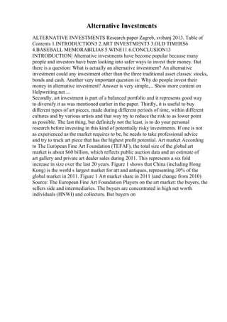 Example Of An Illustrative Essay | PDF