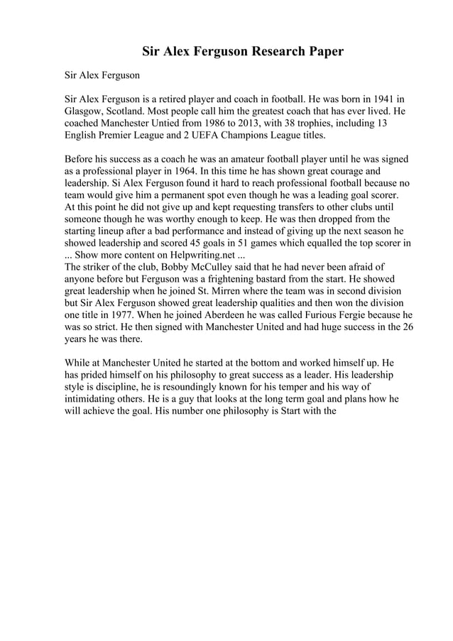 Example Of An Interview Essay | PDF