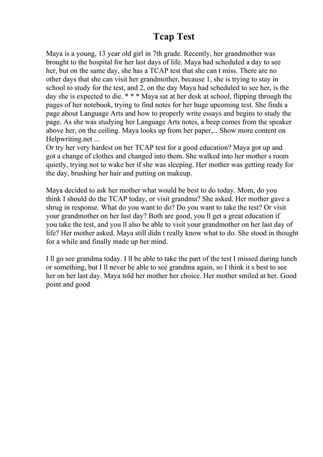 Example Of An Interview Essay | PDF