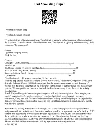 Example Of An Introduction For A Research Paper How To Struc | PDF
