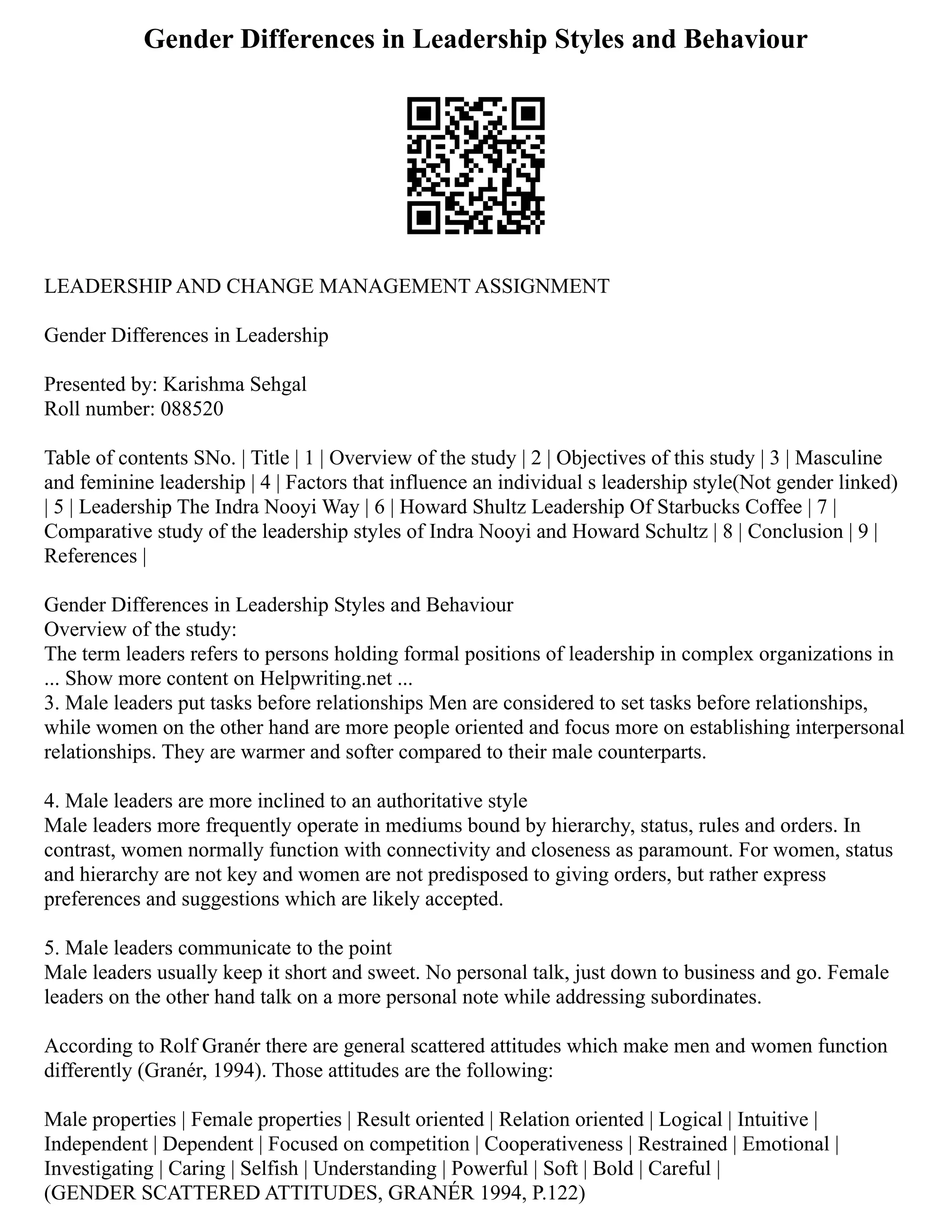 Example Of A Reflection Paper On An Interview - 02 | PDF