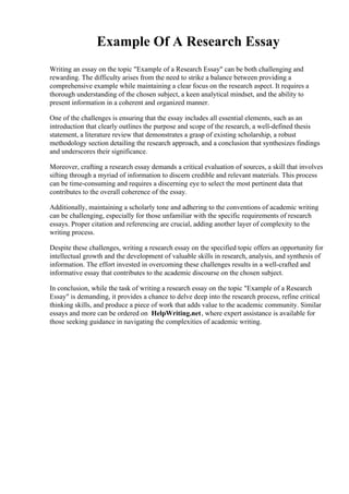 Example Of A Research Essay.pdf