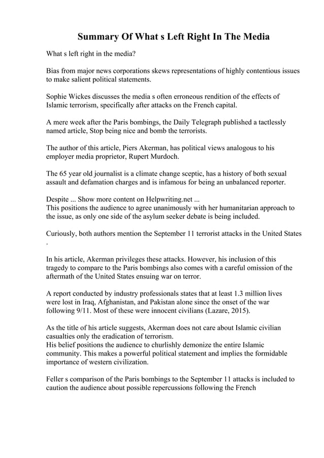 Example Of A Rough Draft Essay | PDF