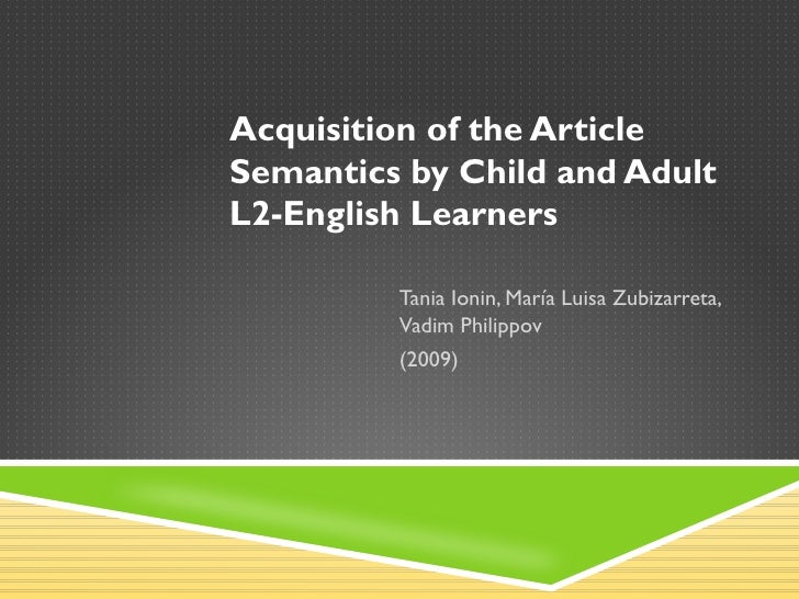 Article presentation example picture