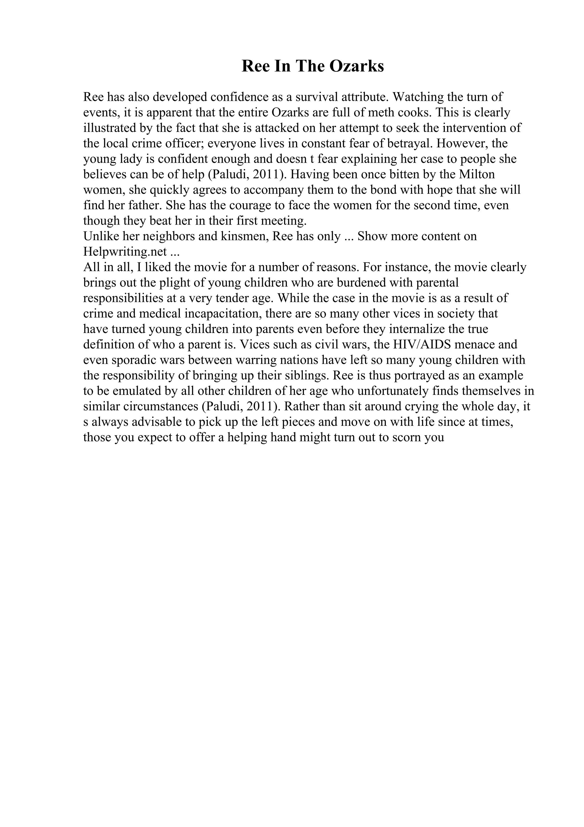 Example Of Comparison And Contrast Essay | PDF