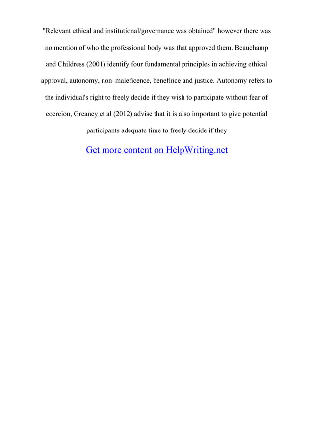 Example Of Critical Essay Writing | PDF