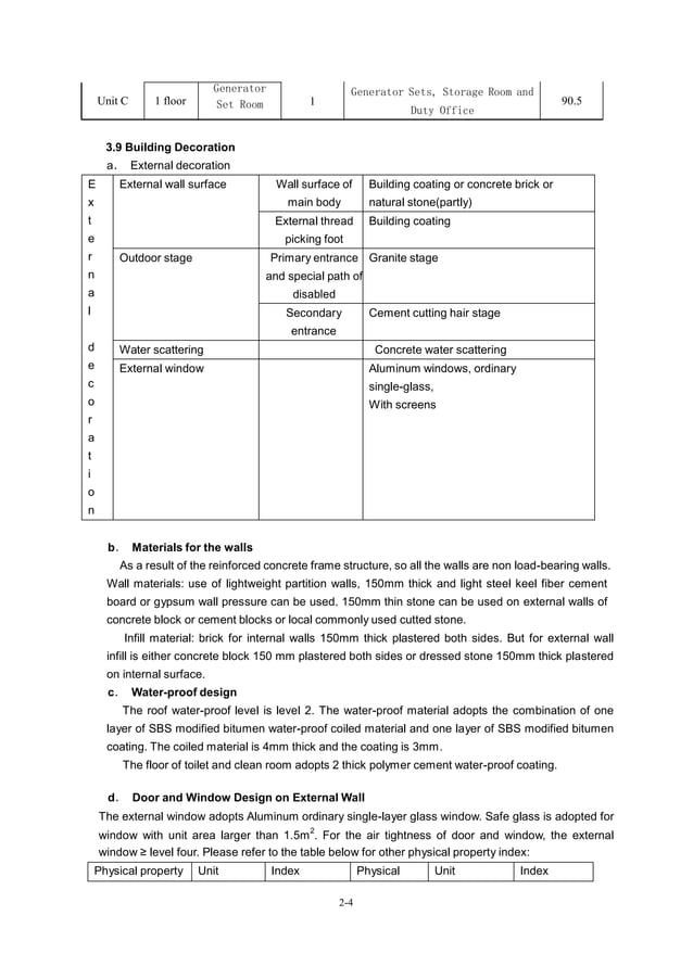 Example of engineering specification for an engineering laboratory ...