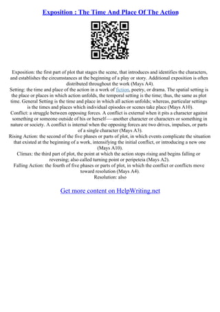 Example Of Exposition Essay | PDF