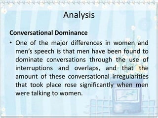 Example of interaction analysis | PPTX