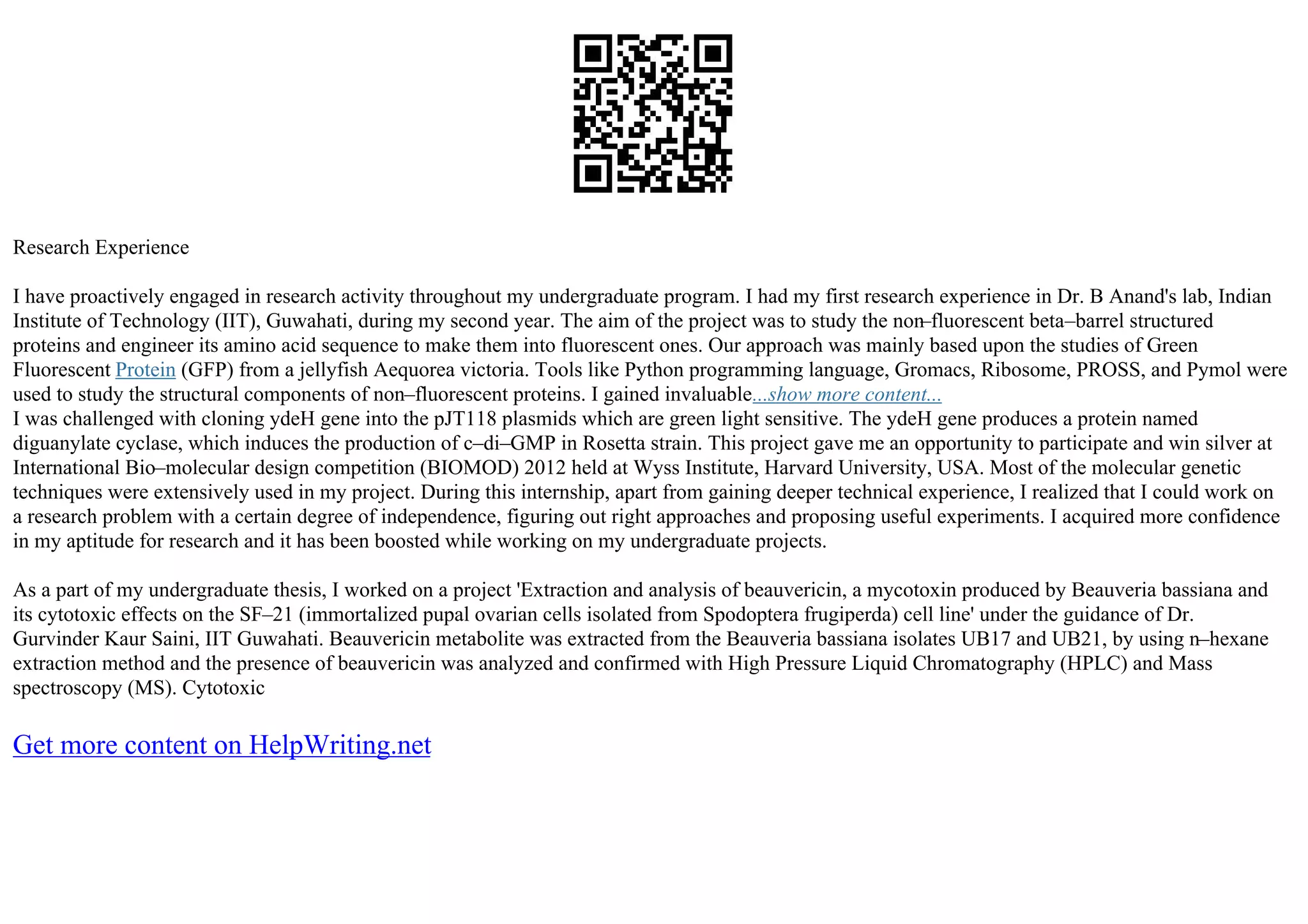 Example Of Perception Research Paper | PDF