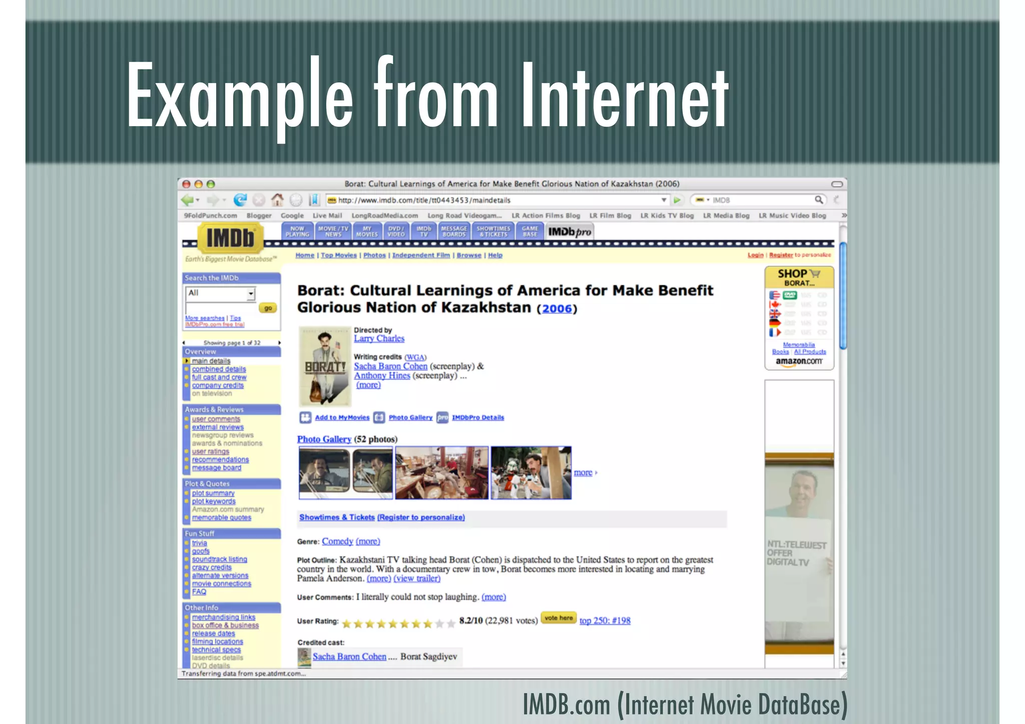 Example Of Politics (Critical Research)