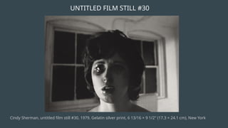 UNTITLED FILM STILL #30
Cindy Sherman, untitled film still #30, 1979, Gelatin silver print, 6 13/16 × 9 1/2" (17.3 × 24.1 cm), New York
 