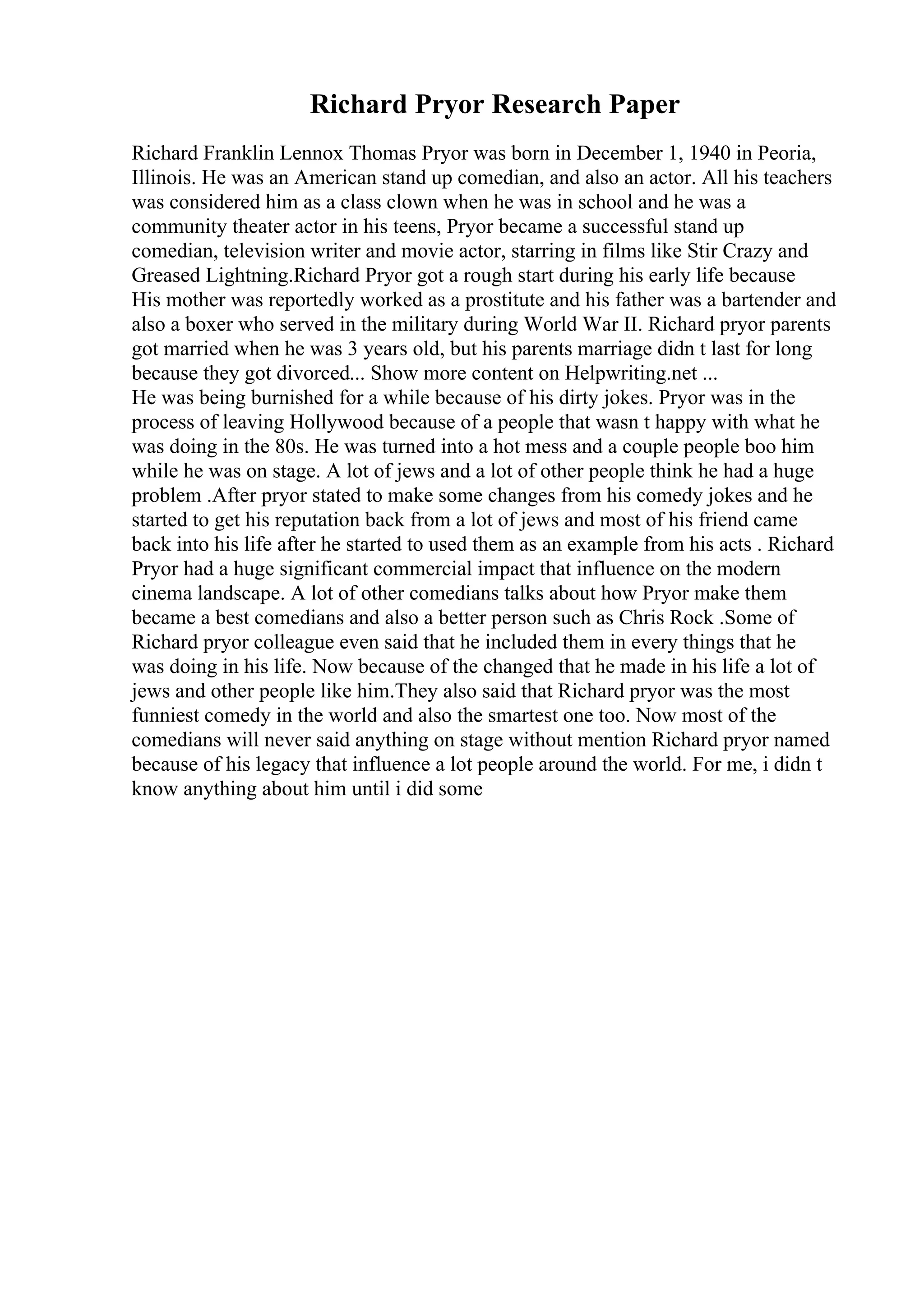 Example Of Report Essay. Report Writing Example for Students - 9 ...