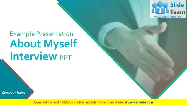 how to create a presentation about yourself for an interview