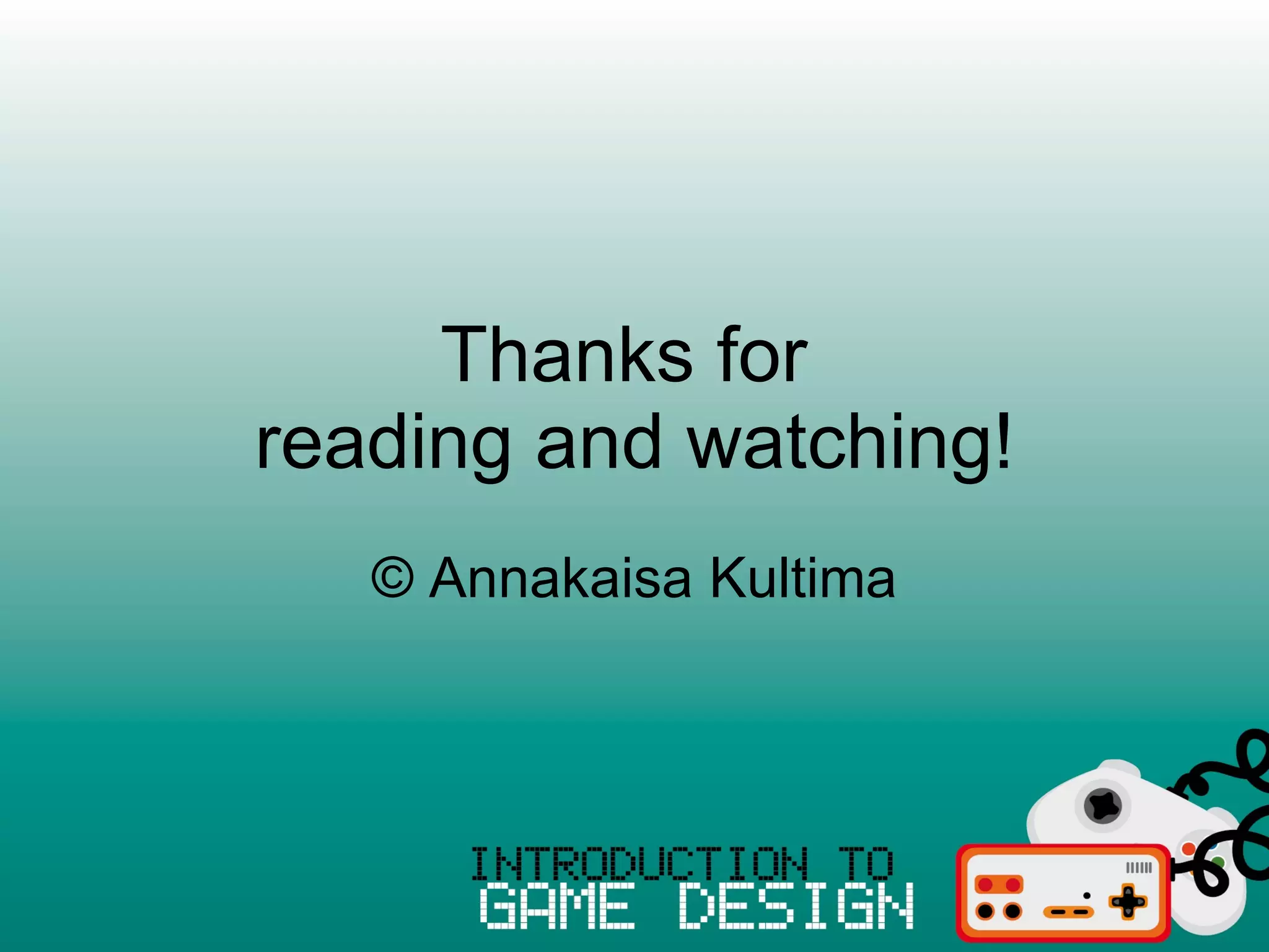 Example presentation intro2gd ppt
