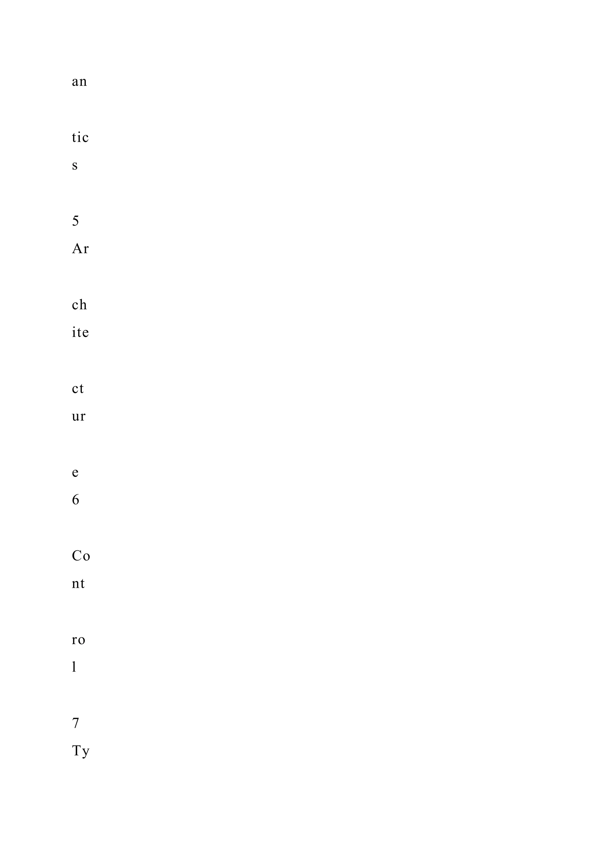 an
tic
s
5
Ar
ch
ite
ct
ur
e
6
Co
nt
ro
l
7
Ty
 