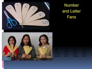Children Using Number Fans Examples low-cost-teaching-aids | PPT