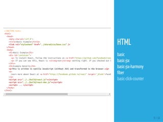 React Basic Examples | PDF