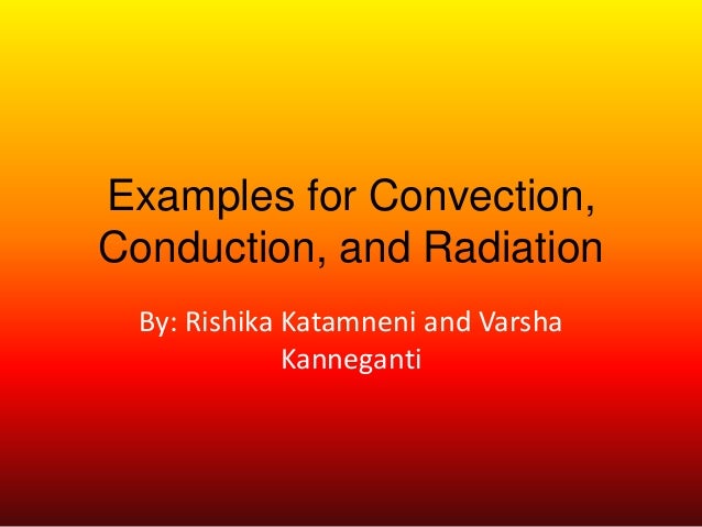 conduction examples