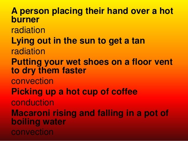 conduction examples