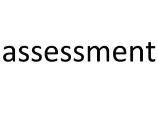 assessment 