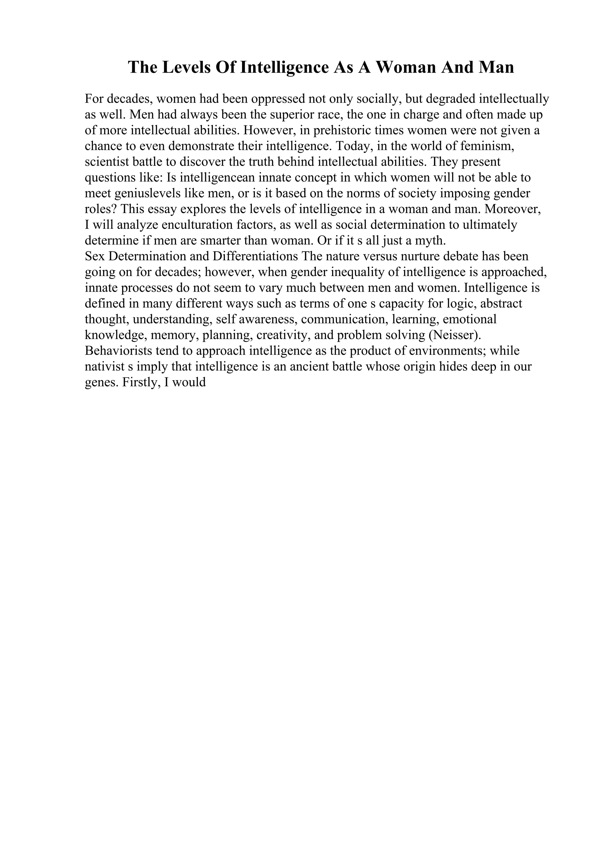 Examples Of An Introduction Paragraph For An Essay | PDF