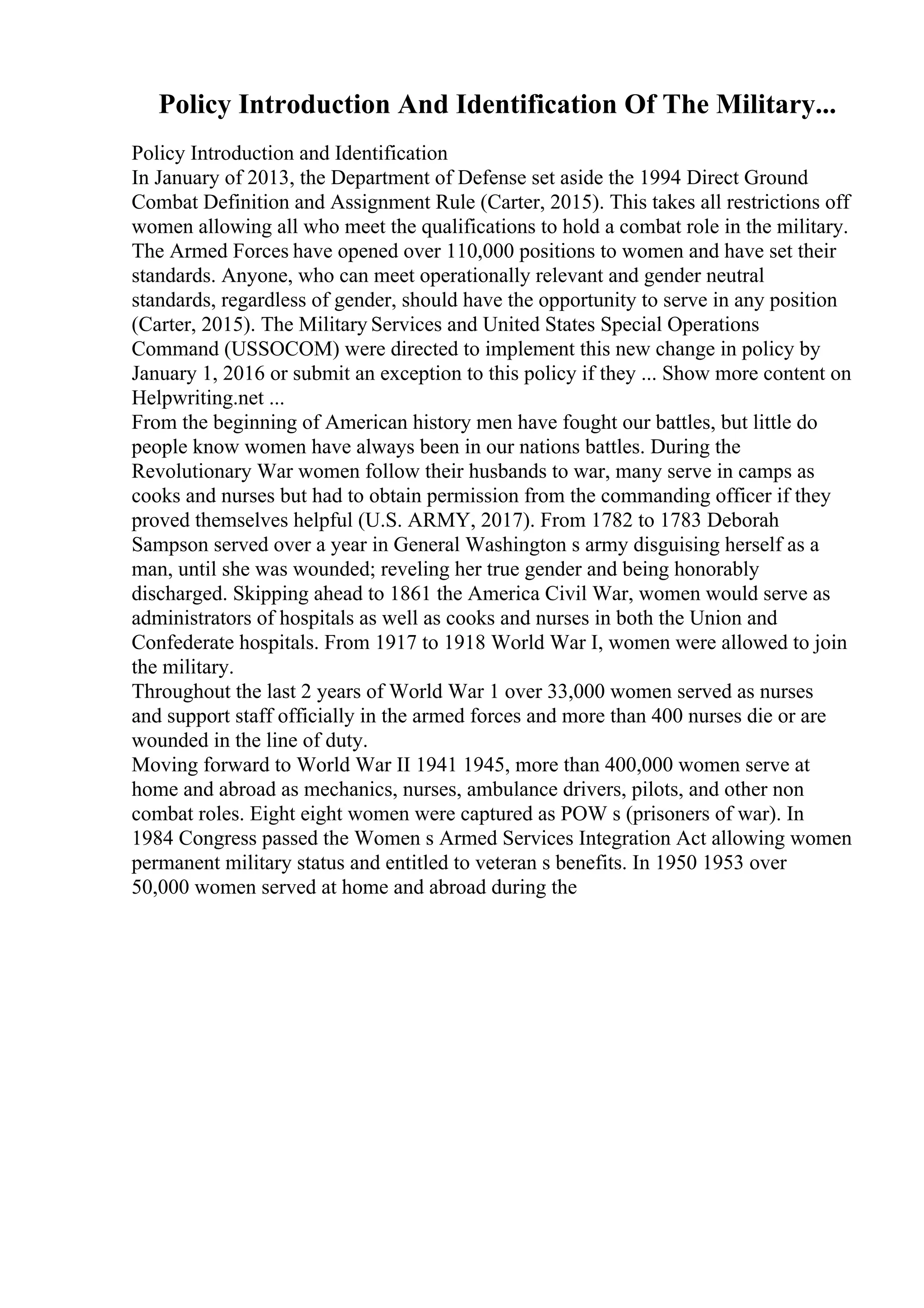 Examples Of An Introduction Paragraph For An Essay | PDF