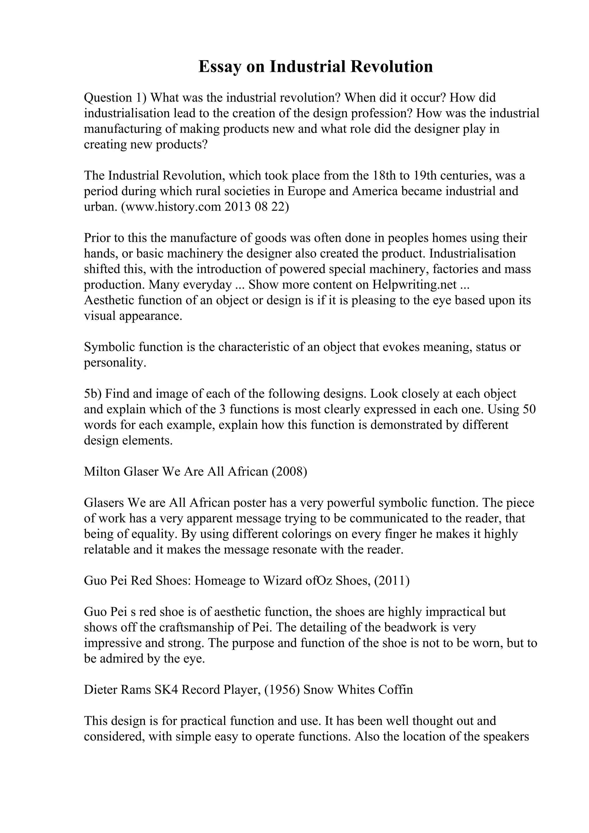 Examples Of An Introduction Paragraph For An Essay | PDF