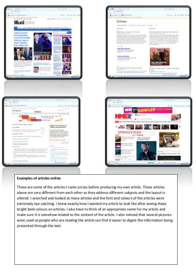 online article
