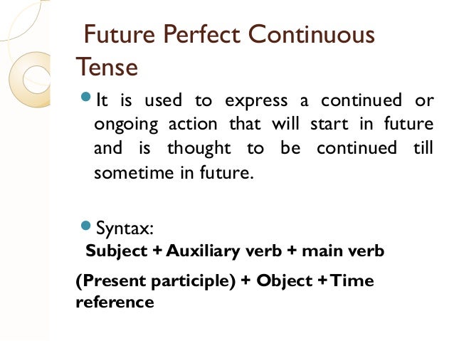 Examples Of Continuous Tense