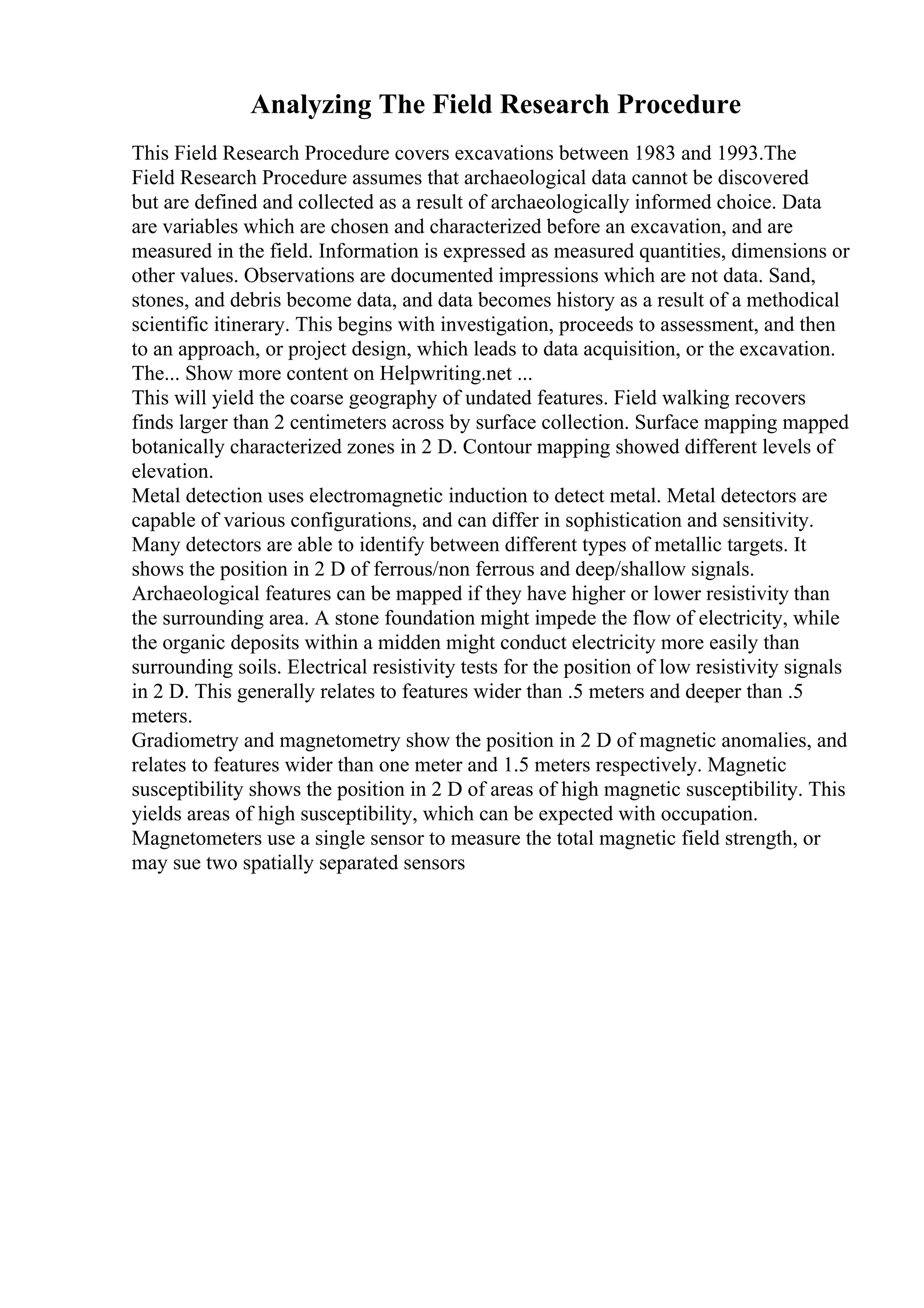 Examples Of Evaluative Essays | PDF