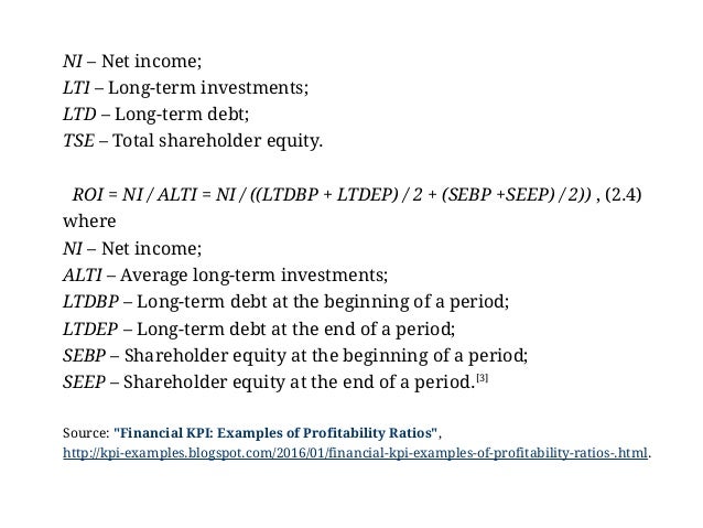 Examples Of Financial Measures How To Measure A Company Financial Pe 