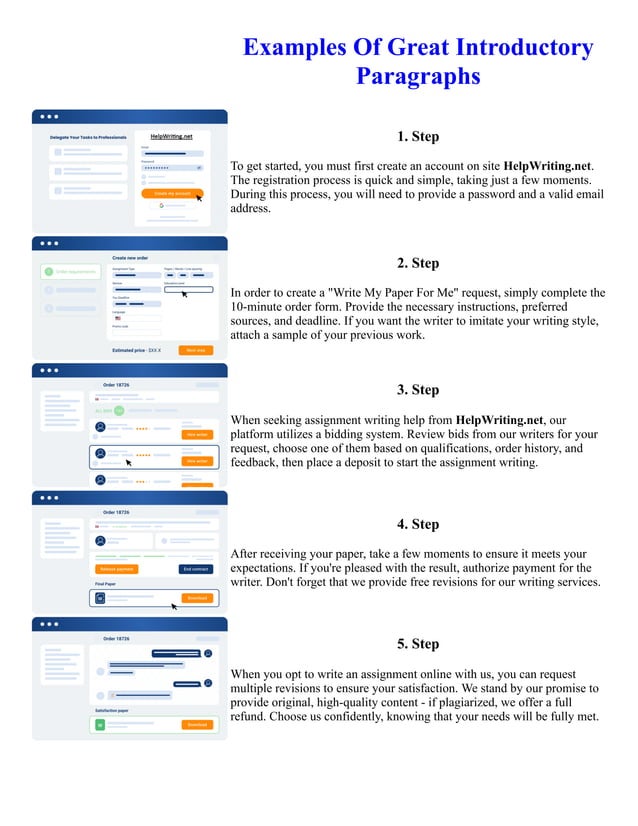 Examples Of Great Introductory Paragraphs | PDF