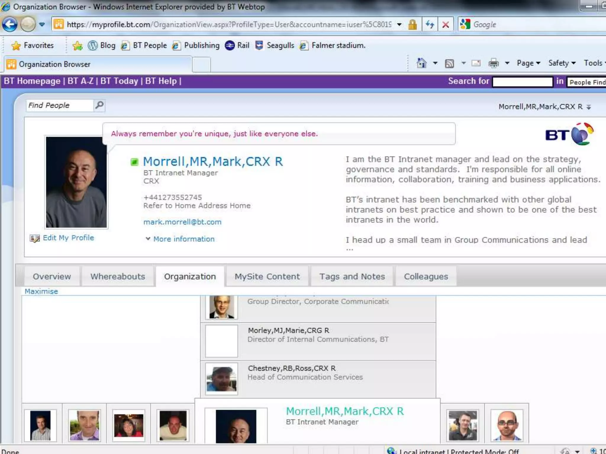 Examples of BT using SharePoint 2010