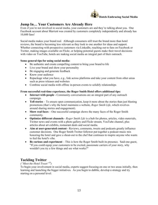 Examples Of How Hotels Are Using Social Media A Guide For Getting ...