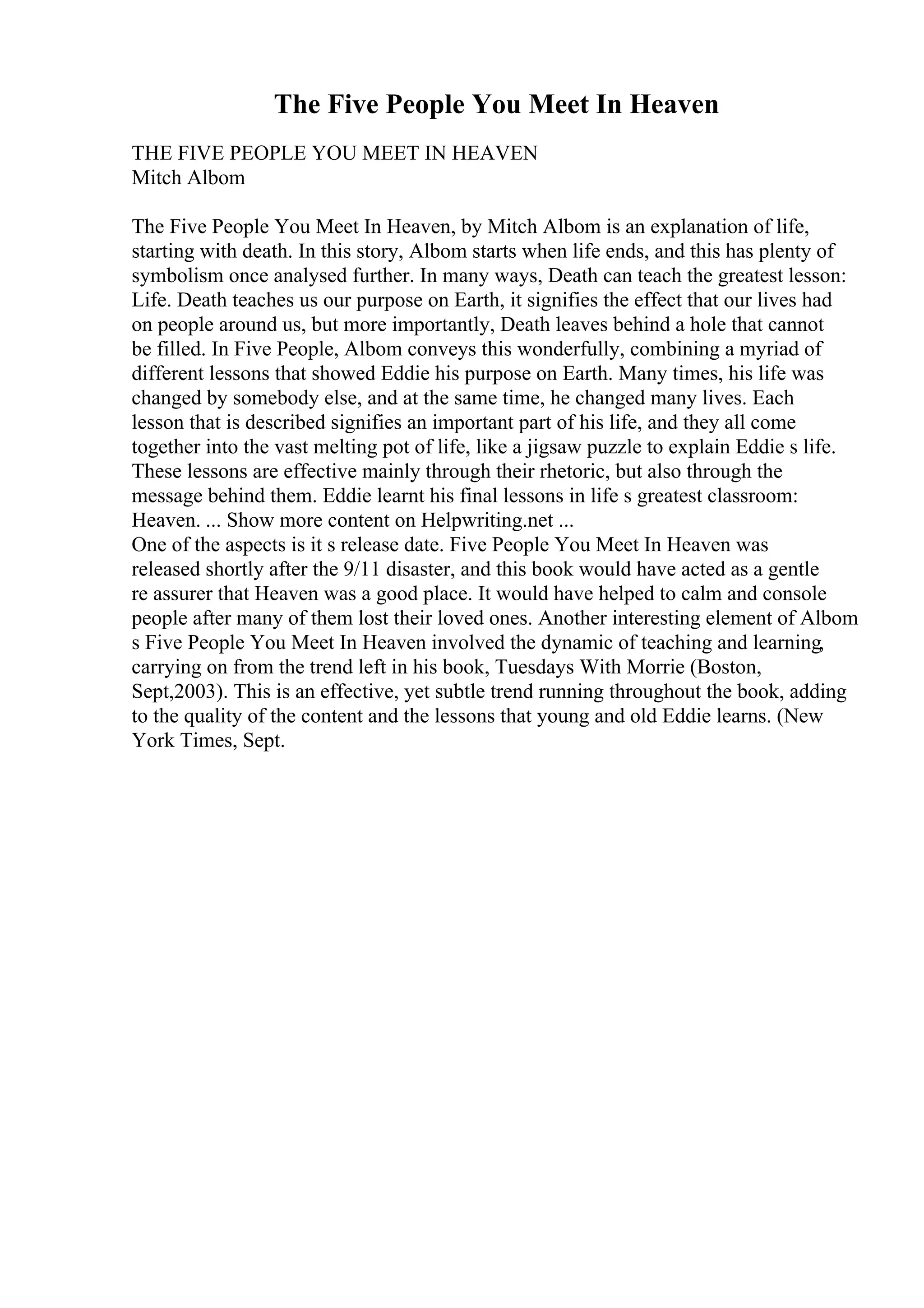 Examples Of Introduction Paragraph To An Essay | PDF
