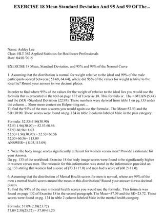 Examples Of Nursing Research Critique Paper | PDF