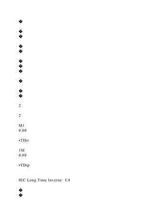 Examples of Overcurrent Relays and Dist.docx